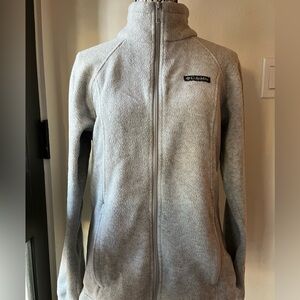 Columbia Gray Zip Up Fleece